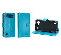 caseroxx Custodia libro per Doro Aurora A10/A11, in finta pelle azzurro chiaro, con chiusura magnetica e supporto interno