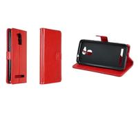 caseroxx Custodia libro per Olympia Neo/Neo+, in finta pelle rosso, con chiusura magnetica e supporto interno