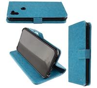caseroxx custodia per Gigaset GS5, Bookstyle-Case Custodia protettiva book cover per smartphone in colore azzurro chiaro