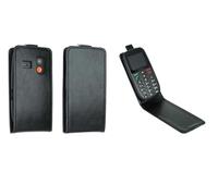 caseroxx Flip Cover per Gigaset GL395, tasca (Flip Cover in nero)