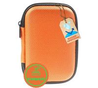 caseroxx Misuratore di glicemia Caso duro adatto a Freestyle Libre 1/2 / Insulinx / 14 Day in arancio, Diabetico conservazione custodia copertura