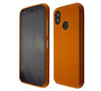 caseroxx TPU-Custodia in arancio per Cat S52 - protezione su misura