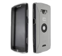 caseroxx TPU-Custodia per Crosscall Core-X4 in bianco-transparente + protettore