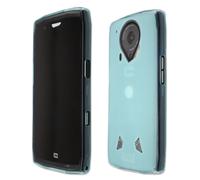 caseroxx TPU-Custodia per Crosscall Trekker-X4 in azzurro + Protettore Schermo