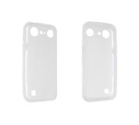 caseroxx TPU-Custodia per Doro Aurora A10 / A11, bianco-transparente | Custodia TPU flessibile, aderente e maneggevole, protegge da urti, graffi e polvere, in TPU