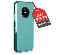 caseroxx TPU-Custodia per Gigaset GX6 / GX6 Pro, azzurro | Custodia TPU flessibile, aderente e maneggevole, protegge da urti, graffi e polvere, in TPU