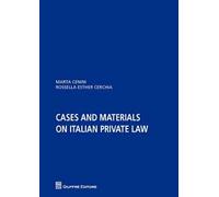 Cases and materials on italian private law