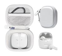 CaseSack Custodia per auricolari JBL Tune Flex True Wireless con cancellazione del rumore (bianco)