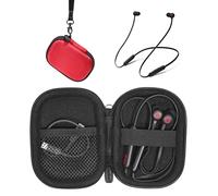 CaseSack Custodia per auricolari wireless Beats Flex, anche per auricolari wireless Powerbeats ad alte prestazioni, tasca per cavo di ricarica in rete, colore: rosso