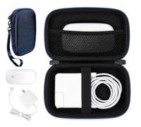 CaseSack MacBook Magic Mouse e caricabatterie All in One Case per MacBook, MacBook Pro, Air Charger 45W/60W/100W MagSafe 1/2, Magic Mouse 1/2, cavo Lightning, Hub USB, Hub di tipo C (blu)