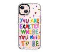 CASETiFY Custodia per iPhone 13 - Impact Clear compatibile con MagSafe | Non ingiallisce | 2 m. 3 x protezione contro le cadute di grado militare | Sei esattamente dove devi essere, trasparente