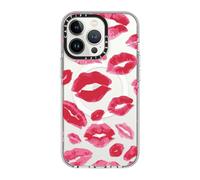 CASETiFY Custodia trasparente per iPhone 13 Pro, non ingiallisce, protezione da cadute da 2 m, compatibile con Magsafe, con rossetto baci, trasparente