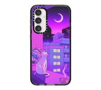 CASETiFY Impact Case per Samsung Galaxy S23 FE - Under The Neon Moon - Nero Trasparente