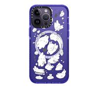 Casetify Tabetaaii - Custodia antiurto per iPhone 14 Pro Max, compatibile con Magsafe - Just Some Buns - Peri Purple Re