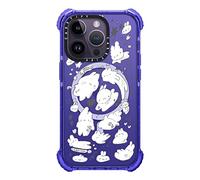 Casetify Tabetaaii - Custodia Ultra Impact per iPhone 14 Pro compatibile con Magsafe - Just Some Buns - Peri Purple Re