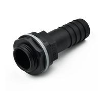 Casetlong 1 connettore di Troppo Pieno for Serbatoio/cisterna d'Acqua da 1 Pollice con Dado e rondella Adatto for Tubo di Troppo Pieno da 1 Pollice, connettore di Troppo Pieno for attracco dell'Acqua