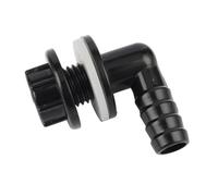 Casetlong 1 connettore for Tubo Flessibile di drenaggio for Acquario da 3/8" a 14 mm, Gomito da 90 Gradi, for Serbatoio d'Acqua, for Tubi di irrigazione