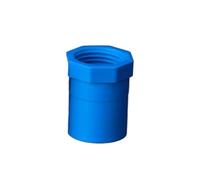 Casetlong 1 pz 1/2" 3/4" 1" 1-1/4" 1-1/2" BSP Filettatura Femmina X 20 mm 25 mm 32 mm 40 mm 50 mm ID Presa Raccordo for Tubo in PVC Dritto Connettore for Acqua(Blue,NO3)