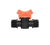 Casetlong 1 pz 1/2 3/4 Pollice Filettatura Rubinetto da Giardino valvola di irrigazione Tubo dell'Acqua Giardino Idraulico accoppiatore Riparazione Tubo Adattatore for irrigazione a Goccia(3I4)