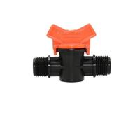 Casetlong 1 pz 1/2 3/4 Pollice Filettatura Rubinetto da Giardino valvola di irrigazione Tubo dell'Acqua Giardino Idraulico accoppiatore Riparazione Tubo Adattatore for irrigazione a Goccia(1I2)
