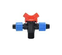Casetlong 1 pz. 16 mm connettori for Nastro gocciolante for irrigazione Tee divisore d'Acqua Filettatura 1/2 raccordi a 2/3 Vie for irrigazione agricola a Risparmio idrico(C)