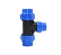 Casetlong 1 pz 20/25/32/40/50 mm PVC PE Tubo Raccordo a T divisore d'Acqua DN15 DN20 DN25 DN32 DN40 Raccordo a T Ridotto Tubo Giunti a Forma di T(25 x 25 x 25)