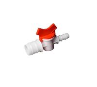 Casetlong 1 pz 4 mm 6 mm 8 mm 10 mm 12 mm 16 mm 20 mm 25 mm Tubo Flessibile valvola a Sfera in plastica Raccordo Riduttore for Acquario Giardino Micro irrigazione(12mm-16mm)