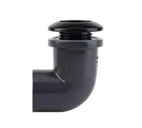 Casetlong 1 pz. Giunto di Uscita dell'Acqua Fai da Te for Acquario, connettori in PVC for acquari marini, Diametro Interno 20/25/32 mm, Accessori for Acquario(02,20mm)