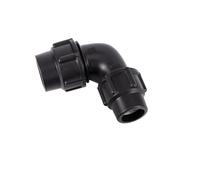 Casetlong 1 Raccordo rapido Riduttore a Gomito in PE a 90° da 25 mm a 20 mm/da 32 mm a 25 mm, Accessori for Giunti di Diverso Diametro, Forniture for irrigazione da Giardino(Red)