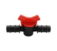 Casetlong 1 valvola di Controllo for raccordi for Tubi di irrigazione collegata a Una valvola di Passaggio for Tubo gocciolante da 16 mm, valvola di Controllo del Flusso dell'Acqua agricola