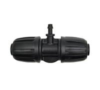 Casetlong 10/20/50 Pezzi Tubo in PE da 16 mm 1/2'' a Raccordo a T for Tubo Flessibile da 4/7 mm con Blocco filettato Adattatore for irrigazione da Giardino a microtubo da 1/4''(KSL01-KIT233-50PCS)