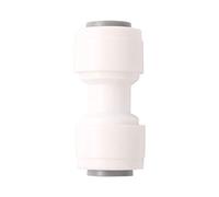 Casetlong 10 Pezzi 1/4" Slip Lock Quick Access connettore for Acqua da Giardino Tee Gomito Dritto connettore for Tubo in PE Filtro Acqua Parti for osmosi inversa(Straight)