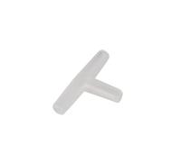 Casetlong 10 Pezzi Sistema di irrigazione a Pioggia 4 mm Tee Gomito a 90 Gradi Connettori for Tubo Flessibile dell'Acqua Raccordo for Tubo Flessibile Sistema di gocciolamento(White)