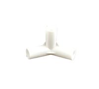 Casetlong 2 Pezzi 12 mm PVC Gomito Dritto Giunto connettore a Croce 60 90 120 135 Gradi Raccordo a T Raccordo for Tubi in PVC raccordi fissi for Tende Fai da Te(B)