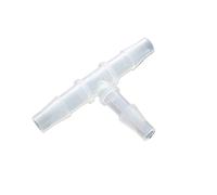 Casetlong 5 Pezzi 2 mm 4 mm 6 mm 8 mm 10 mm 12 mm 14 mm Raccordo a T for Tubo Flessibile, Raccordo Riduttore in plastica a Tre Vie for Acquario.(8-4-8mm)