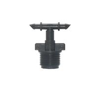 Casetlong 5 Pezzi di irrigazione a Goccia da 1/2 Pollice Maschio a 1/4 di Gomito con connettore a barbiglio da 6 mm for irrigatore a 2 Vie for Tubo da 4/7(1I4 2way Elbow)