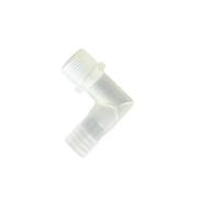 Casetlong 5 Pezzi di plastica G3/4 di Pollice Filettatura Maschio Gomito ad Angolo retto connettore Tubo DN20 Giunto a Pagoda spinato for Pompa Acqua irrigazione Giardino(DN20-19.5mm 5PCS)