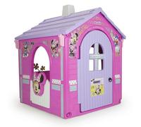 Casetta Bambini Minnie Mouse INJUSA Dai 3 Anni Rosa E Lilla Con 3 Porte 1 Finestra Plastica Resistente Ufficiale Disney Cabina Esterno Giardino Stimola Fantasia Facile Da Montare Bimba