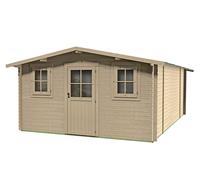 Casetta Box da Giardino 398x496x193-229A cm Dublino Express in Legno di Abete PEFC