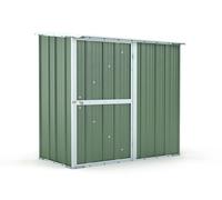 Casetta Box da Giardino in Lamiera di Acciaio Porta Utensili 174x100x174 cm Enaudi Verde