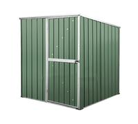 Casetta Box da Giardino in Lamiera di Acciaio Porta Utensili 175x185x192 cm Enaudi Verde