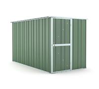 Casetta Box da Giardino in Lamiera di Acciaio Porta Utensili 175x307x182 cm Enaudi Verde