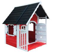 CASETTA CASINA LEGNO ANNY PER BAMBINI CM.120X130X140H GIOCO GIARDINO