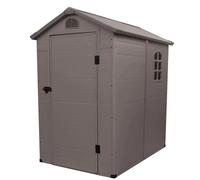 Casetta cottage da giardino porta attrezzi per esterno marrone casette