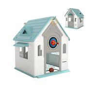 CASETTA DA GIARDINO AIYAPLAY Casetta giochi 5 in 1 - 132x118x124 cm, PP, per bambini 2-5 anni