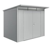 Casetta da giardino Biohort in metallo AvantGarde sp. 0,5 mm argento 5,72 m² Argento metallizzato