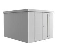 Casetta da Giardino in Metallo NEO 4C Biohort con Porta a Due Battenti Argento Metal
