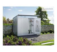 Casetta da giardino Biohort met. AvantGarde ECO A3 sp. 0,5 mm argento 5,40 m² 1P Argento-metallizzato