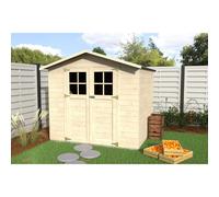 Casetta da giardino in legno Lode sp 12 mm H199xL229xP202 cm Abete