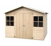 Casetta da giardino in legno Lopun Sp 12 mm H210xL289XP202 cm